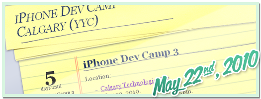 iPhone Dev Camp 3